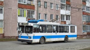 Троллейбус БТЗ-5276-01-4022. Покатушки по Барнаулу.