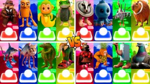 МЕГАМИКС БОБРИТО БАНДИТО 🆚 ТУН ТУН ТУН САХУР 🆚 ДРУГИЕ БРЕЙНРОТ МЕМЫ | Tiles Hop №105-108