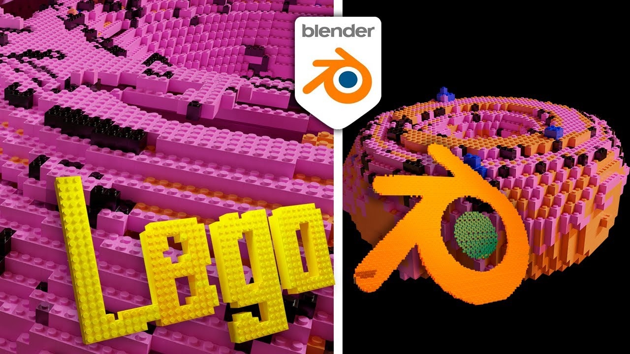 😱Создайте свой мир из lego с помощью geometry nodes в Blender 🍩 смотреть онлайн
