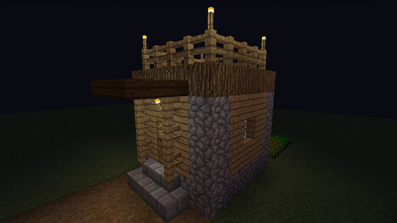 Улучшаю оригинальный дом в деревне в Майнкрафте смотреть онлайн