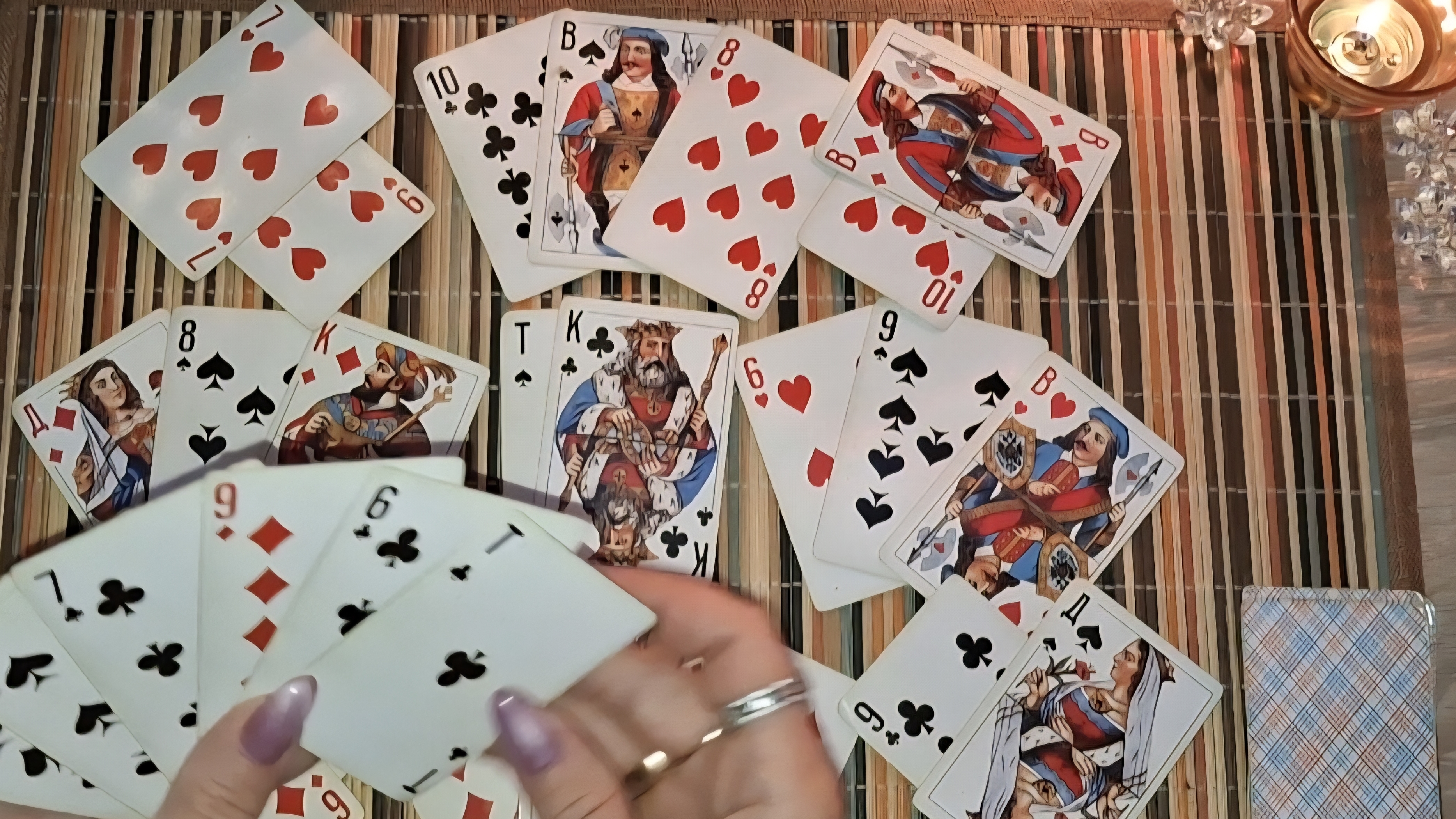 Расклад на крестового короля ♣️ и ♥️ червовую даму смотреть онлайн
