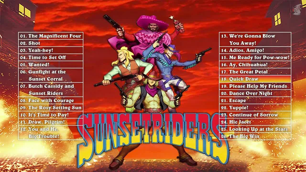 Sunset Riders | Soundtrack (Arcade OST, 26 саундтреков)