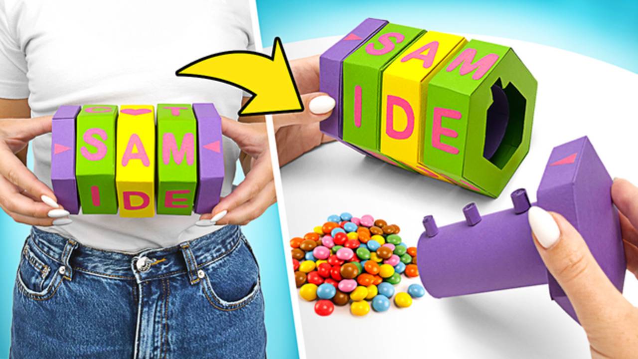 🎁 Шкатулка с сюрпризом своими руками 😍 простая и волшебная идея! смотреть онлайн