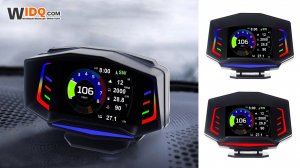 🚗 Умный HUD-дисплей OBD2 3-в-1 — GPS, наклон, RGB и многое другое! 🔥