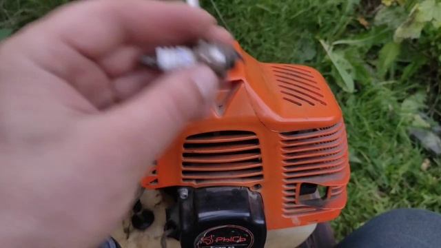 меняй свечу если не заводится триммер бензокосилка мотокоса неисправность триммера смотреть онлайн