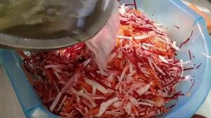 САЛАТ из КАПУСТЫ Кремлёвская хряпа.Чудо закуска!То, что нужно! Домашняя Кухня СССР