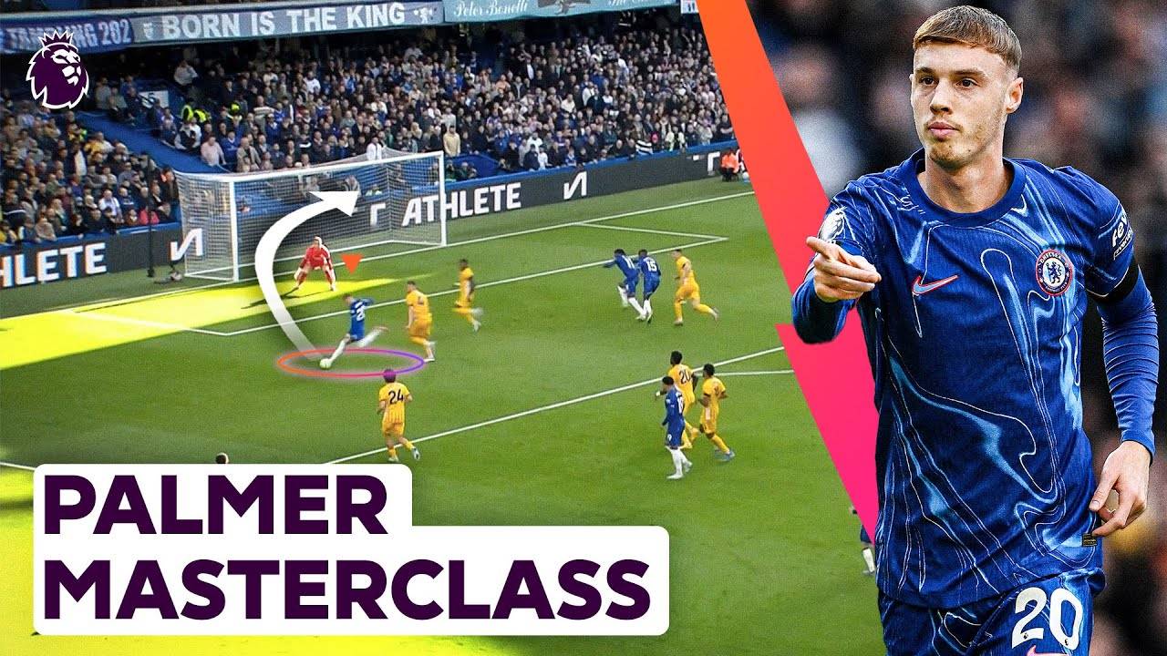 Лучшие индивидуальные выступления в сезоне 2024/25 | Коул Палмер против Брайтона смотреть онлайн