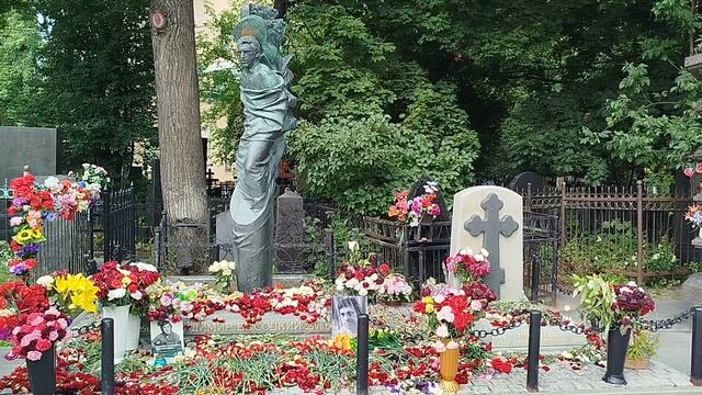 Ваганьковское кладбище - могила Владимира Высоцкого смотреть онлайн