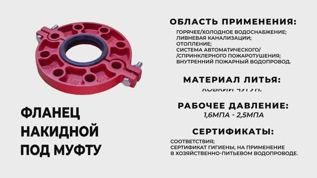 Фланец накидной под муфту. смотреть онлайн