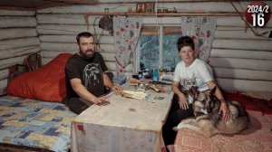 Как живут люди в тайге. Изба за 1000 км от цивилизации. Заготовка кедрового ореха. Рыбные блюда. 16с