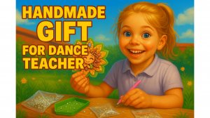 She Made This for Her Dance Teacher! 💎✨ Handmade Crystal Surprise