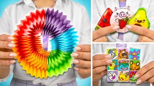 📄 Бумажные поделки с характером 😌 антистресс своими руками!