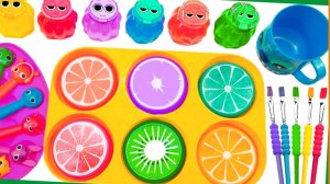 Яркие мультики для малышей про разноцветные шарики и слаймы. Мультфильмы для детей смотреть онлайн