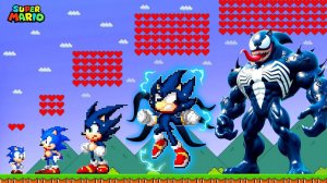 КАЖДОЕ СЕРДЦЕ ПРЕВРАЩАЕТ СОНИКА В ТЕМНОГО ЗАЩИТНИКА! 🌑⚡ [МАРИО В ШОКЕ!]