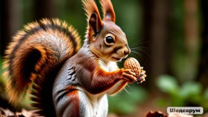 Стихи о прекрасной белочке.