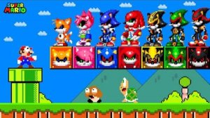 МАРИО VS МЕТА-СОНИКИ! 🦔 [НО ВСЕ ОНИ - БЛОКИ-ПРИЗРАКИ!]