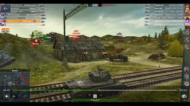 T26E3 Eagle 7, Канал, 27.06.2025 22-22, Рейтинговый, встречный