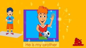 Kids vocabulary - My family- Family members - Learn English for kids - English educational video. (1