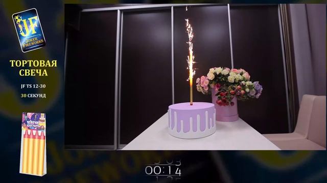 Тортовая свеча JF TS 12-30 (сек) смотреть онлайн