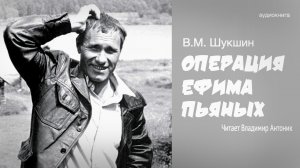 «Операция Ефима Пьяных». В.М. Шукшин. Читает Владимир Антоник. Аудиокнига