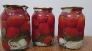 Помидоры маринованные, рецепт приготовления.