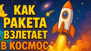 Как взлетает ракета в космос!