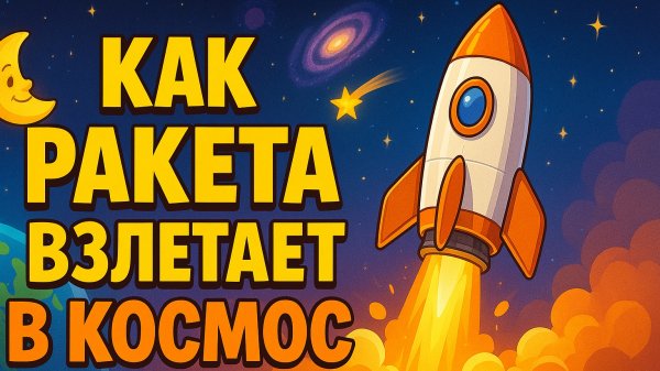 Как взлетает ракета в космос!