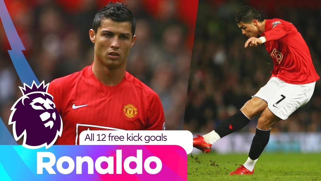 Все 12 потрясающих голов Криштиану Роналду со штрафных в Премьер-лиге смотреть онлайн