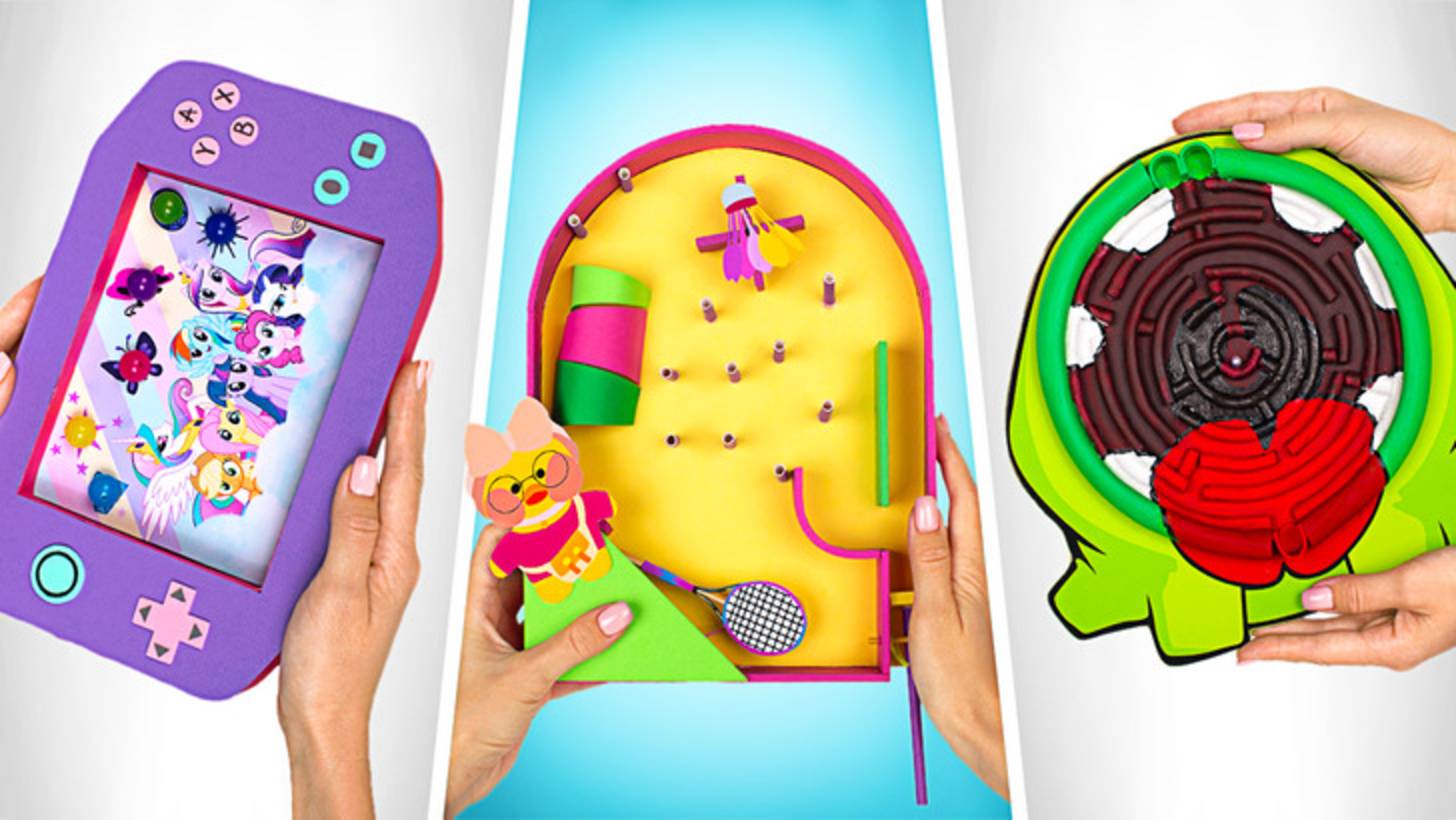 🧩 3 головоломки из картона 🎲 сделай сам и играй с друзьями! смотреть онлайн