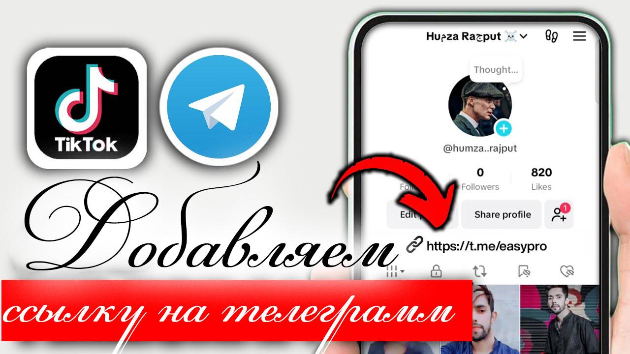 Ссылка на Телеграм в Тик Ток смотреть онлайн