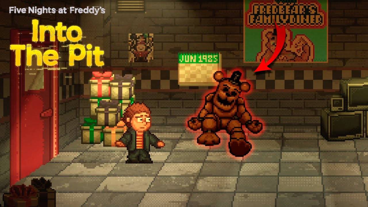 НОВАЯ ИГРА ПО ФНАФ - Five Nights at Freddy's: Into the Pit #1 смотреть онлайн