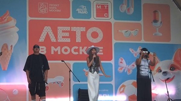 Группа ''Black Cupro'' на фестивале ''Лето в Москве. Московские сезоны''
