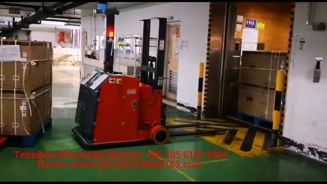 Беспилотный вилочный погрузчик FRM смотреть онлайн
