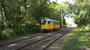 Трамвай Tatra T3SU КВР Барнаул-3036