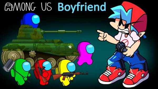 Among Us vs Boyfriend FNF, Zombie (Freddy, Spongebob) смотреть онлайн
