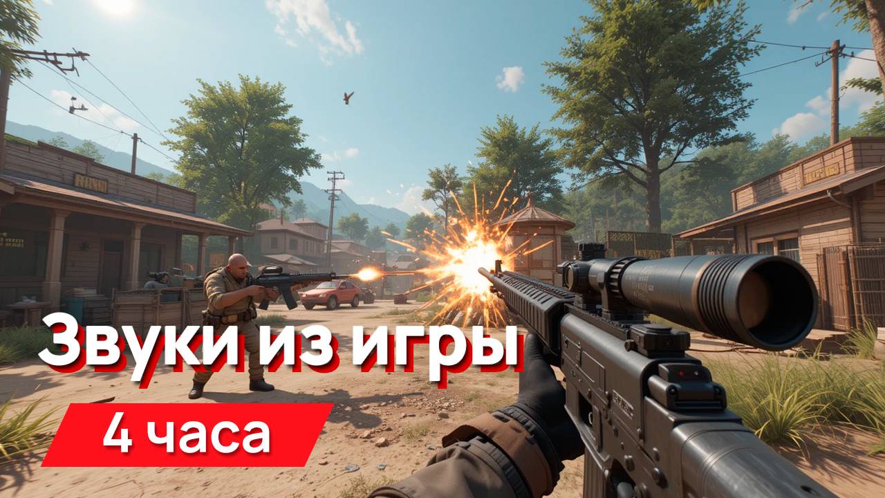 Звуки для соседей - звуки из игры, выстрелы, взрывы с промежутками смотреть онлайн