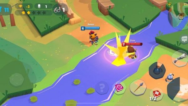 Апнул 16 к кубков в Zooba и играю за разных персонажей