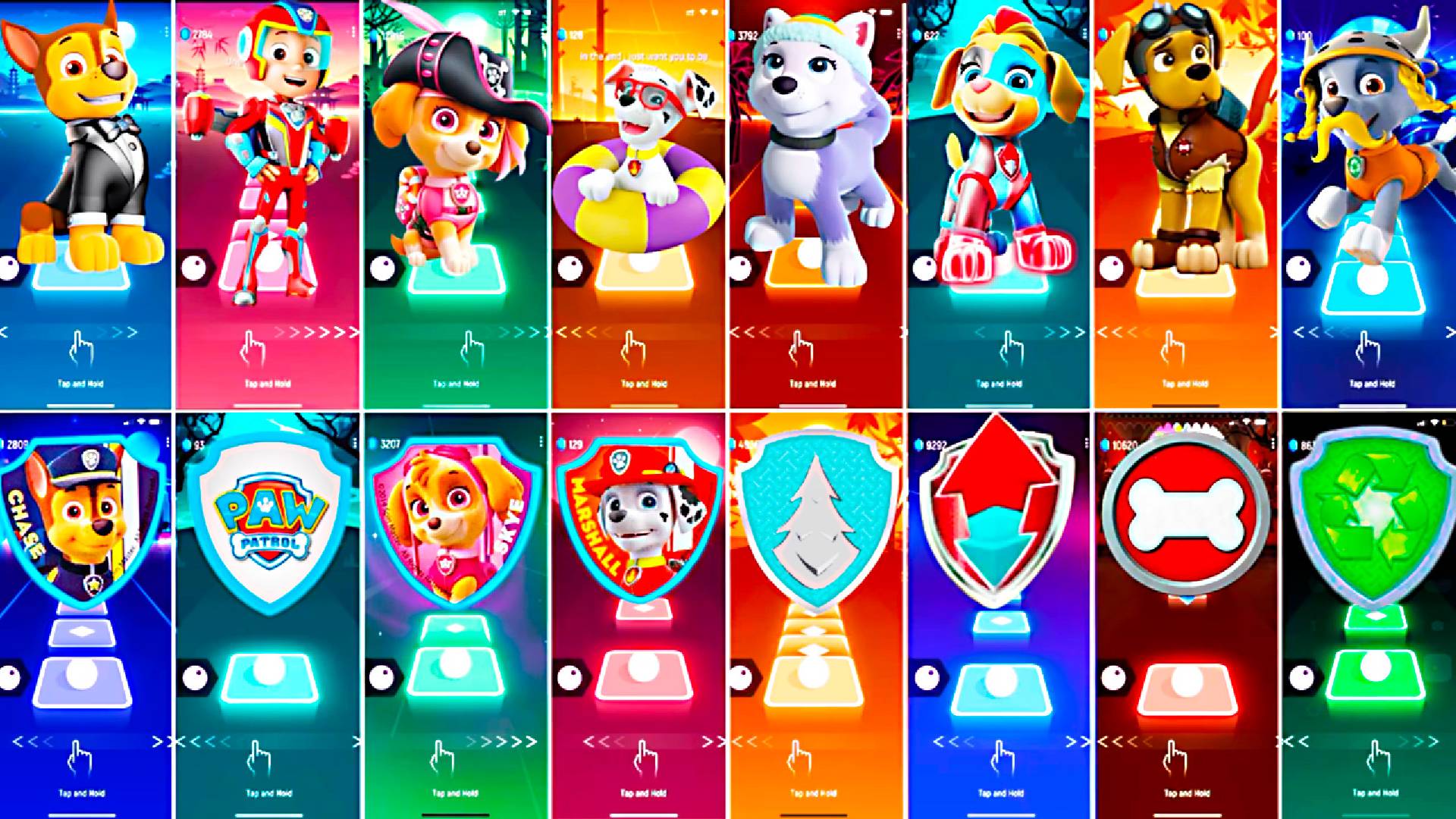 Paw Patrol All Video Megamix CHASE VS RYDER VS SKYE VS MARSHALL VS EVEREST VS TUCK VS ROCKY смотреть онлайн