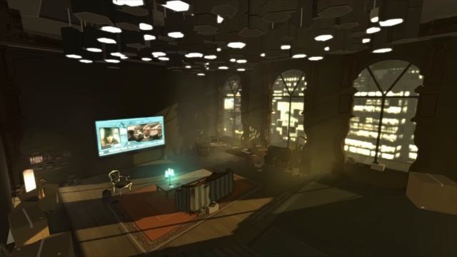 Deus Ex; Human Revolution - Jensen's Apartment (1 Hour Of Music & Ambience) (1080p_30fps_H264-128kbi
