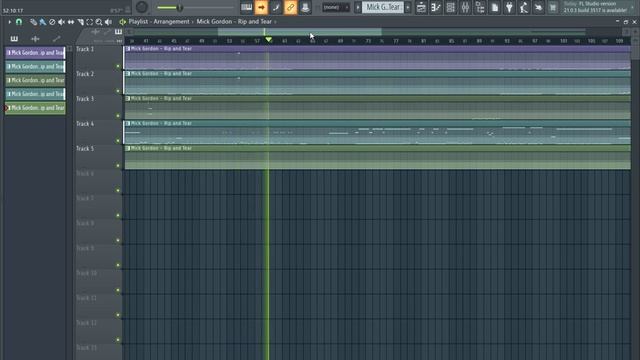 Mick Gordon - Rip And Tear (FL Studio VST Cover)