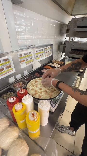 Пицца с курицей Тереяки