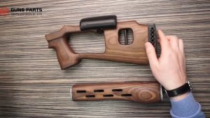 Тигр приклад и цевье тип СВД подушка фанера