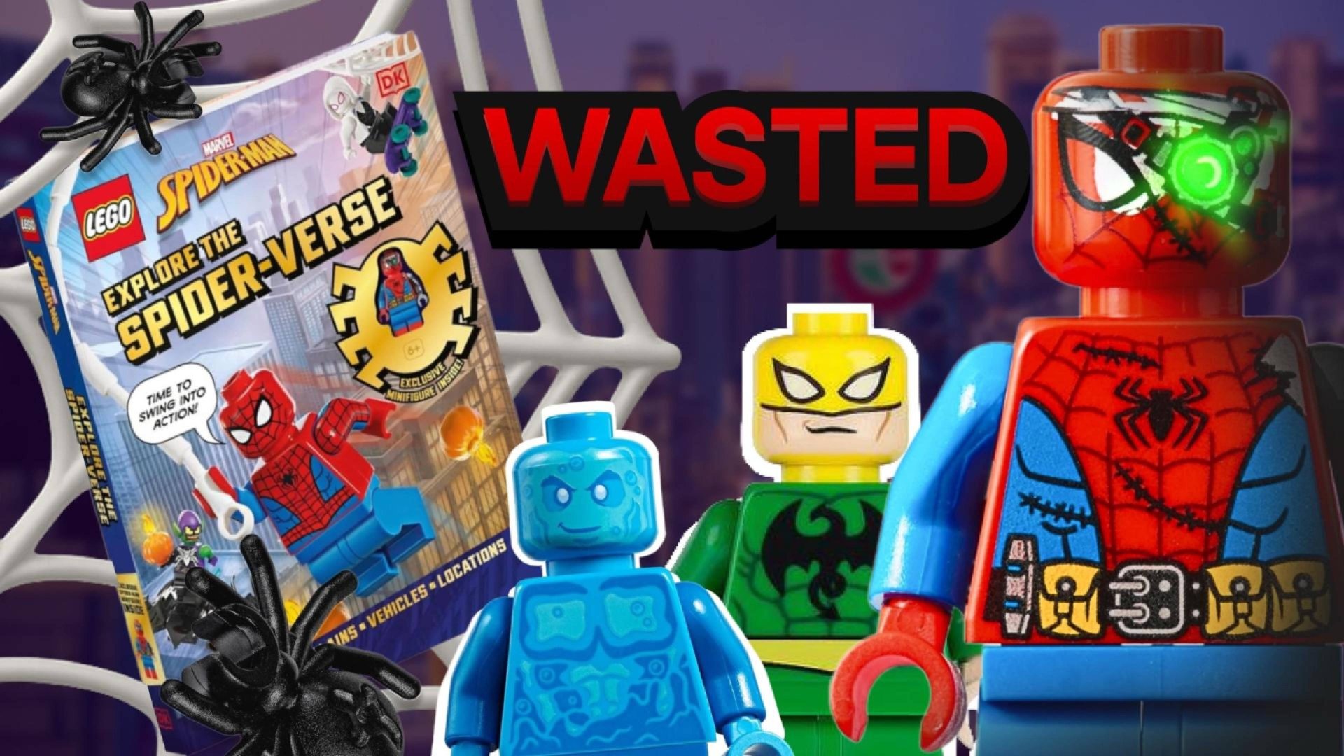 💭ОБЗОР Lego MARVEL Spider-Man: Explore the Spider-Verse. Энциклопедия по Человеку-пауку и фигурка. смотреть онлайн