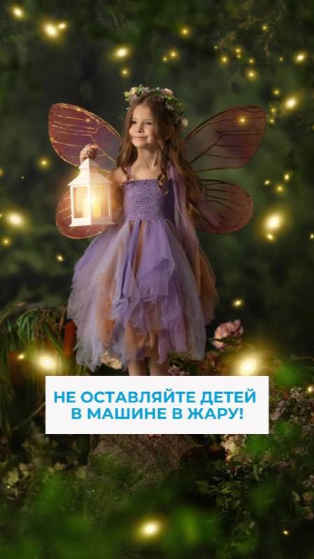 Не оставляйте детей в машине