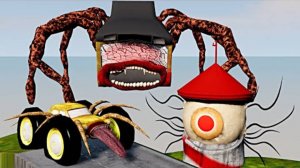 ТОЛЬКО НА БОЛЬШИХ МАШИНАХ скоростной спуск с МАЯЧНЫМ МОНСТРОМ, ПОЖИРАТЕЛЕМ АВТОБУСОВ