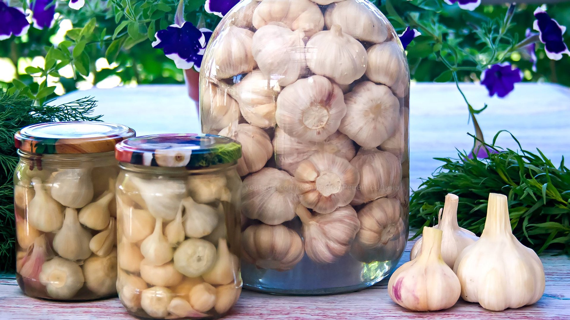 Солим и маринуем чеснок на зиму - 2 вкусных рецепта! смотреть онлайн