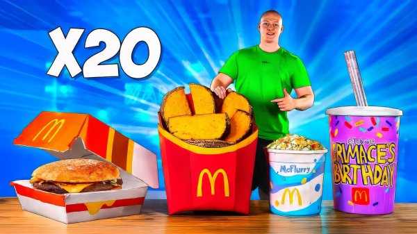 УВЕЛИЧИЛИ МЕНЮ McDonald’s в 20 раз / Картофель По-Деревенски / Роял Чизбургер / МакФлури …