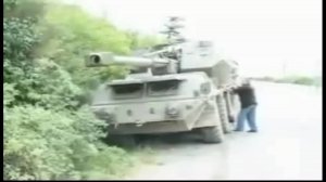 Брошенная грузинская техника в районе Гори