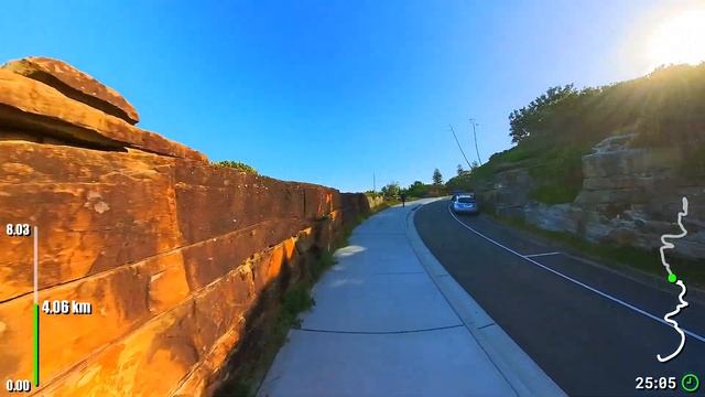 Epic Virtual Running Video For Treadmill In Sydney Australia Coogee Beach