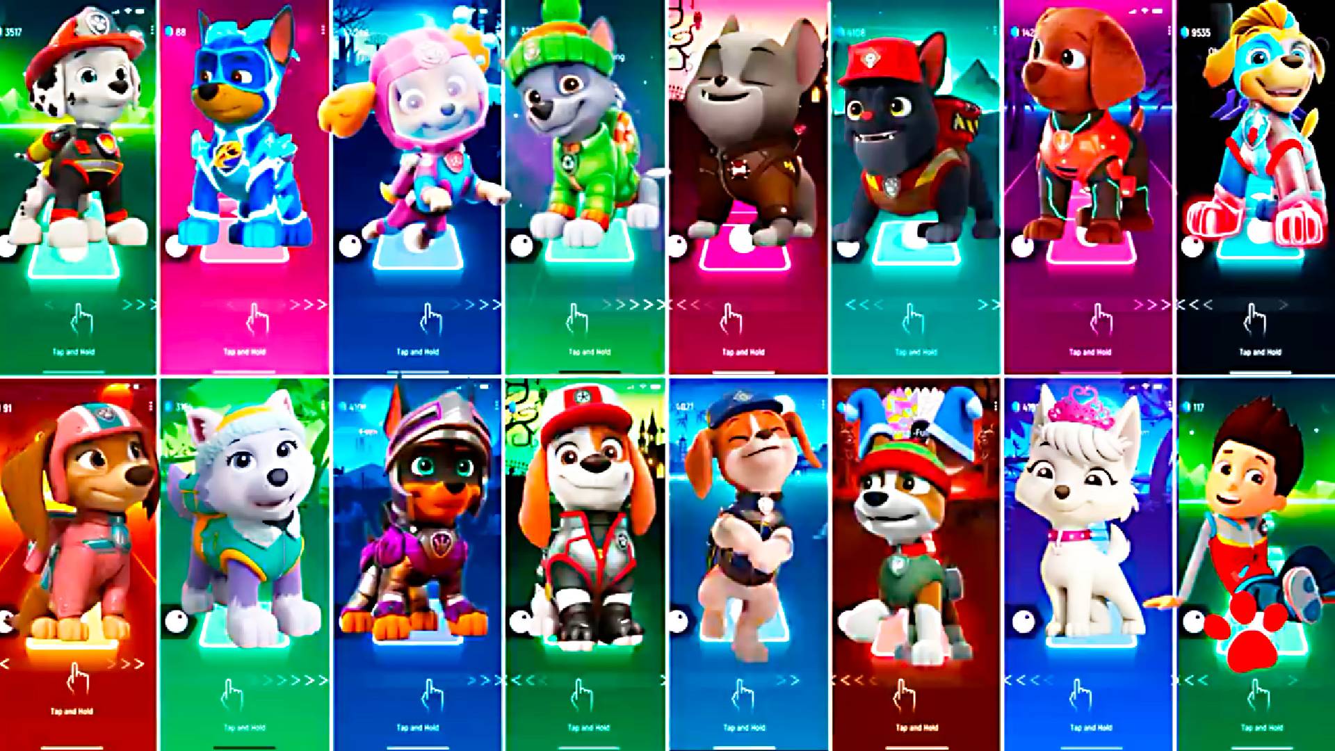 Paw Patrol All Video Megamix MARSHALL VS CHASE VS SKYE VS ROCKY VS CHACHER VS ROCKY VS TUCK смотреть онлайн